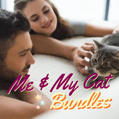 Me and my cat bundle featuring matching products for cats and their owners, perfect gift set for cat lovers