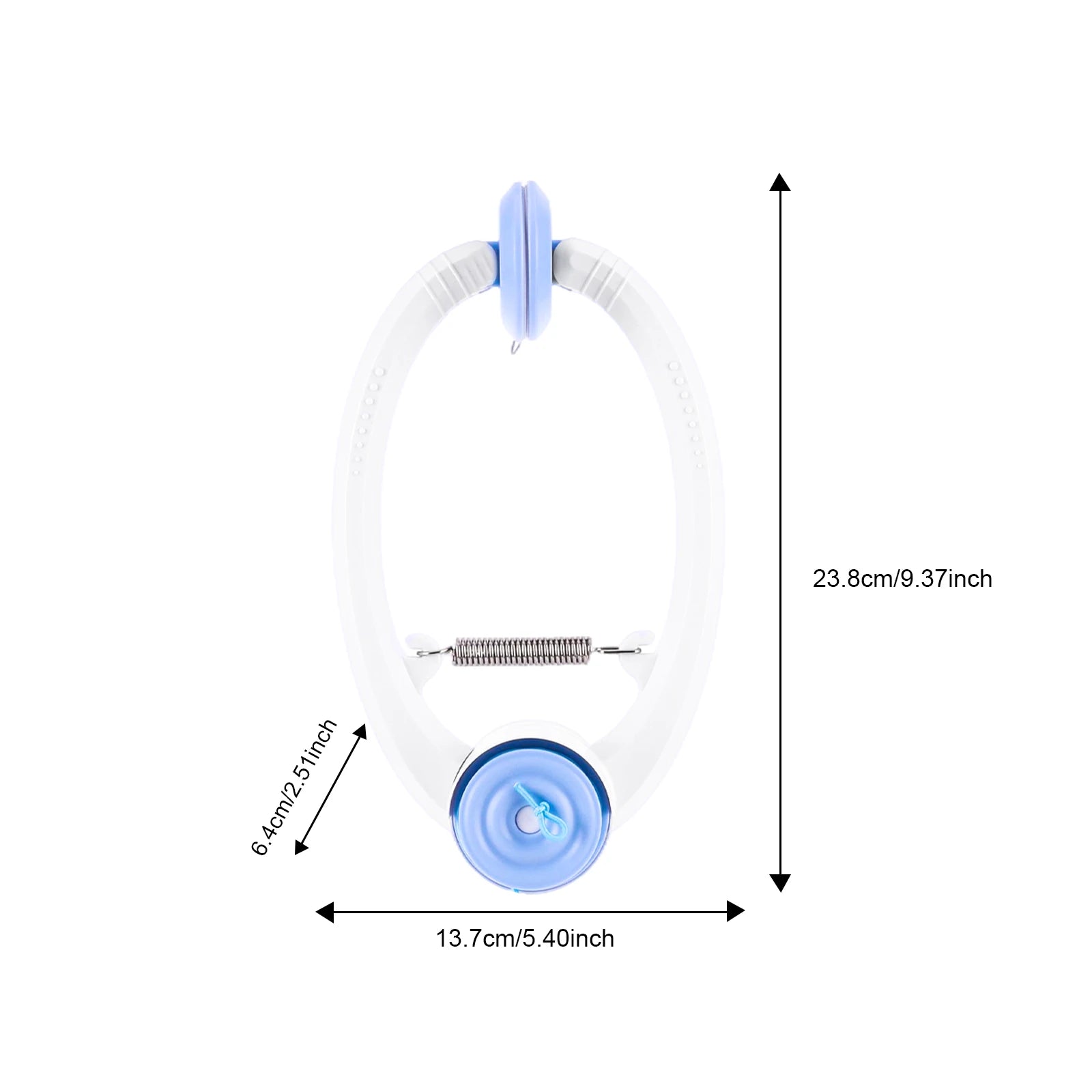 Measurement chart with dimensions labeled on a white background