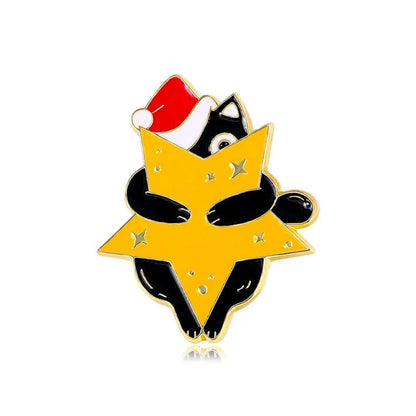 Merry Cat Lapel Pins