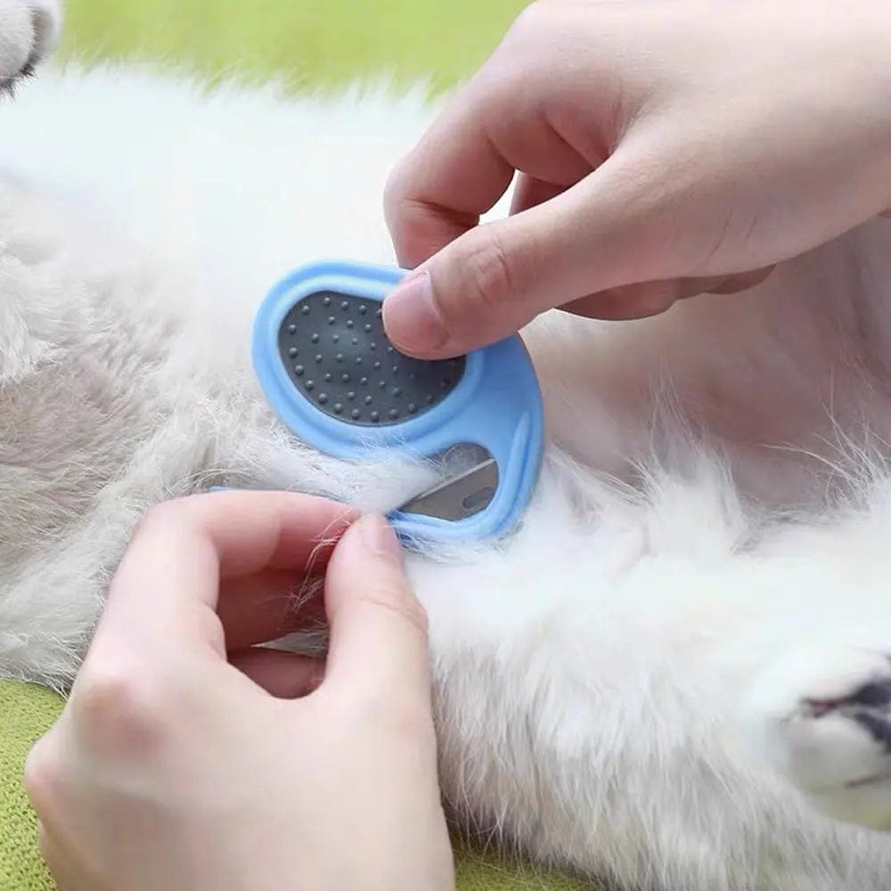 Mini Cat Hair Knot Trimmer In Blue