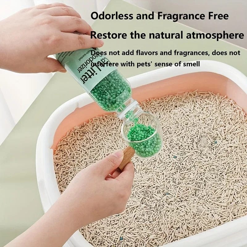 Odorless & Fragrance-Free Cat Litter Deodorizer for Natural Freshness