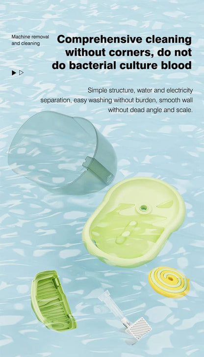 Oxygen Circulating Flow System for Fresh Cat Drinking Water