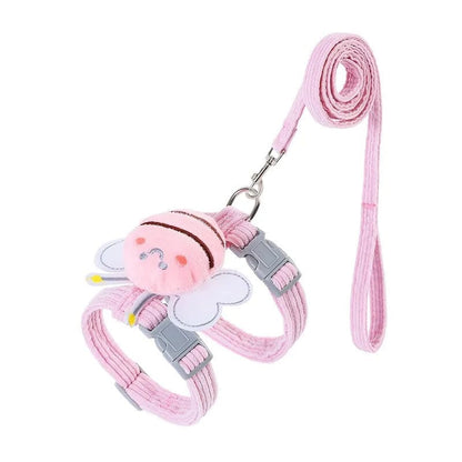 Pink Cat Harness and Leash Set