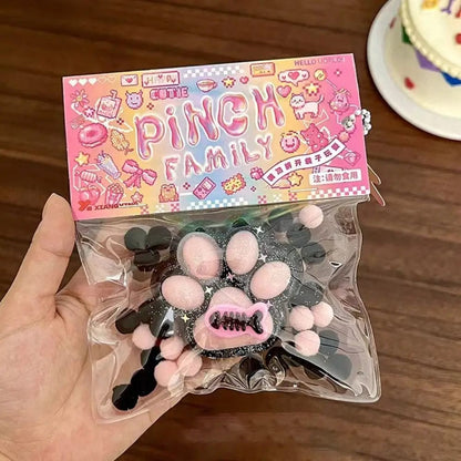 Pink Cat Paw Stress Relief Toy Gift Pack
