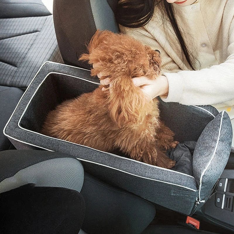Portable cat car safety seat for small cats and dogs