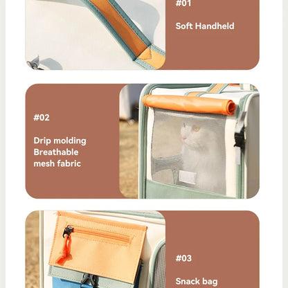 Product features with text labels on a white background