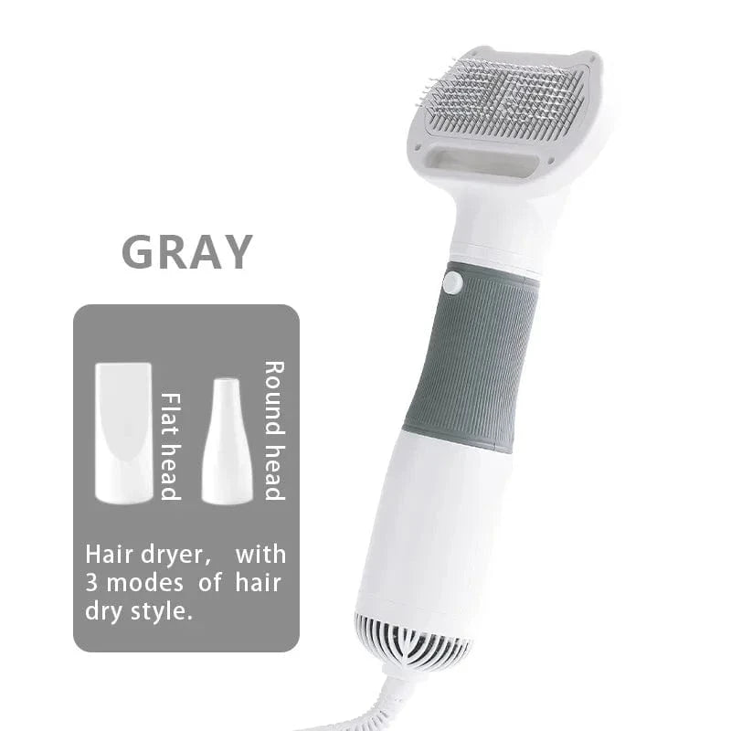 Quiet and lightweight pet dryer for sensitive pets