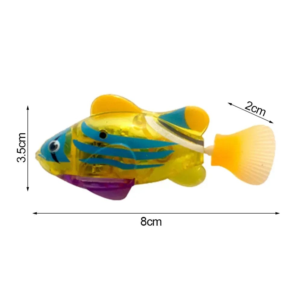 Robotic Fish Dimensions Illustration