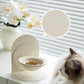 Detachable Adjustable cat ceramic bowl