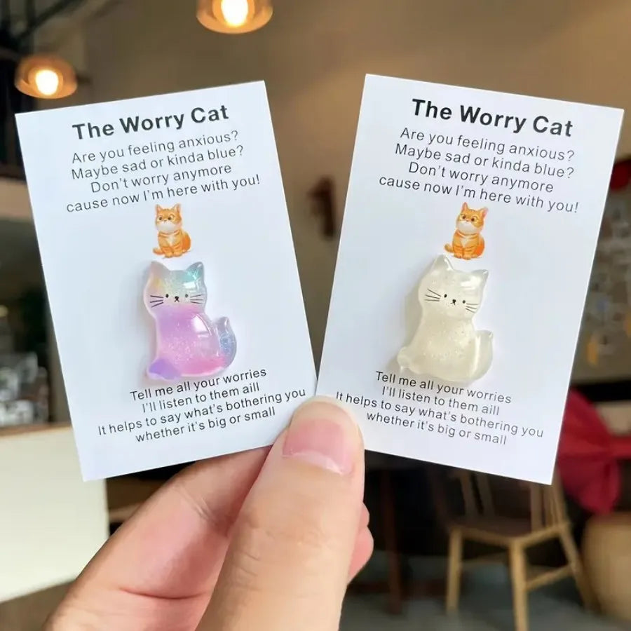 Pocket Hug Card With Support Cat
