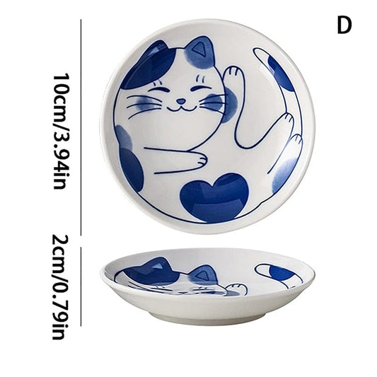 Mini Lucky Cat dish collection