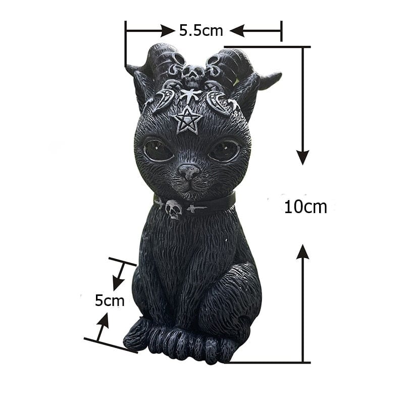 Mystical cat garden gnomes for a magical touch