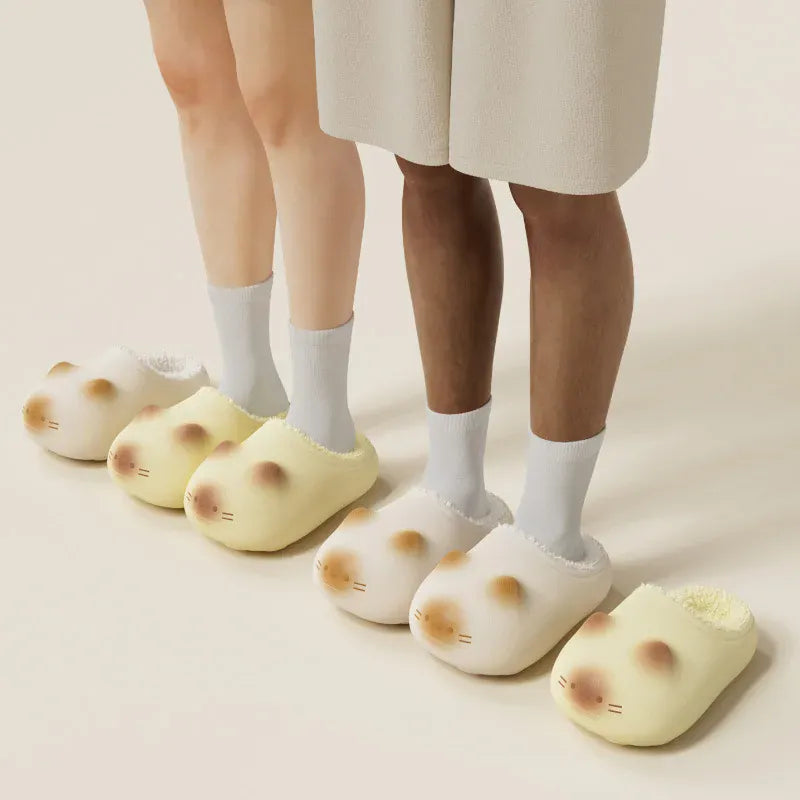 Waterproof Cat Slippers Paw Prints