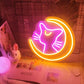 Cat silhouette neon lamp series with LED