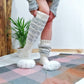 Winter Knee High Cat Paw Socks