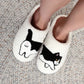 Black & White Cat Warm Slippers