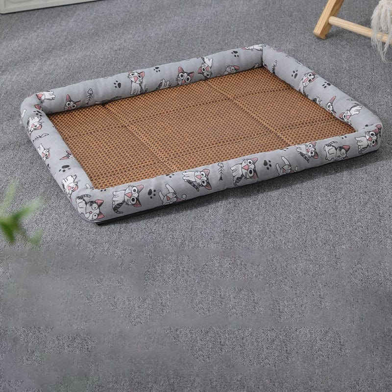 Breathable cat mat for cooling comfort