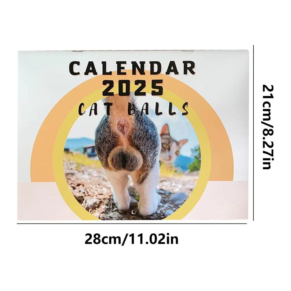 Hilarious Cat Buttholes 2025 Calendar