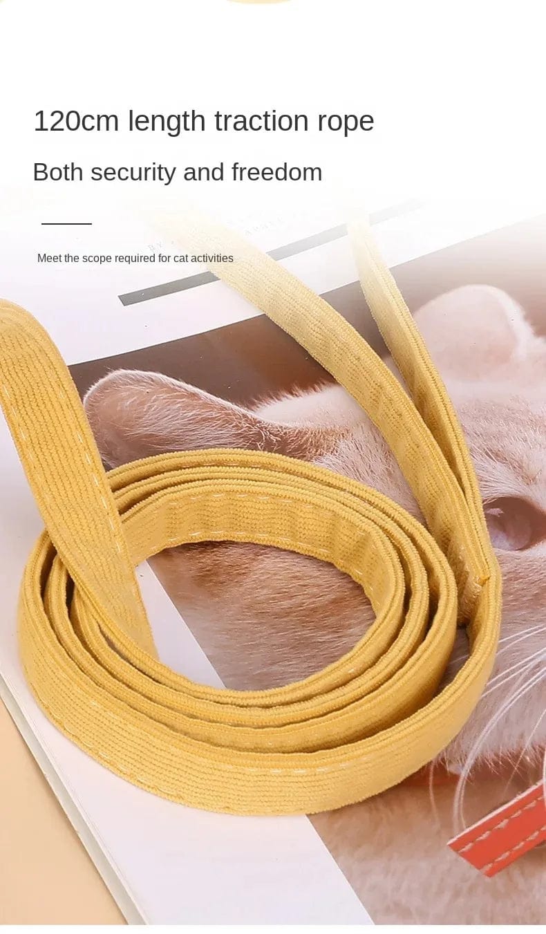 Bee-themed Cat Harness and Leash