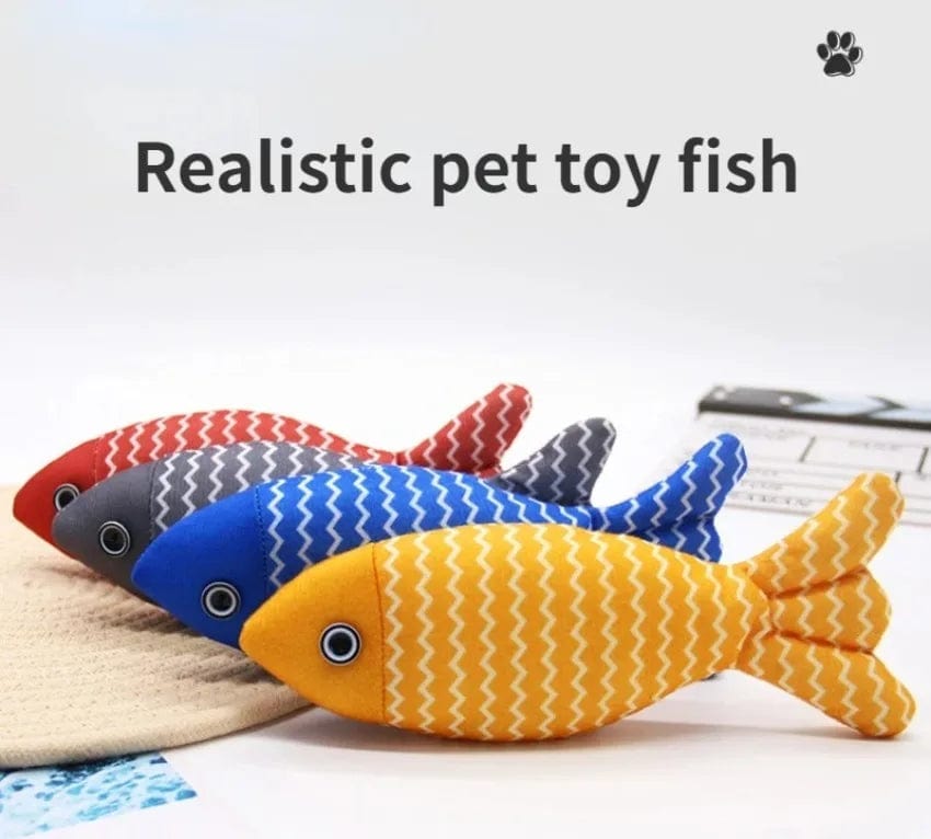 Cute Catnip Fish Cat Toy