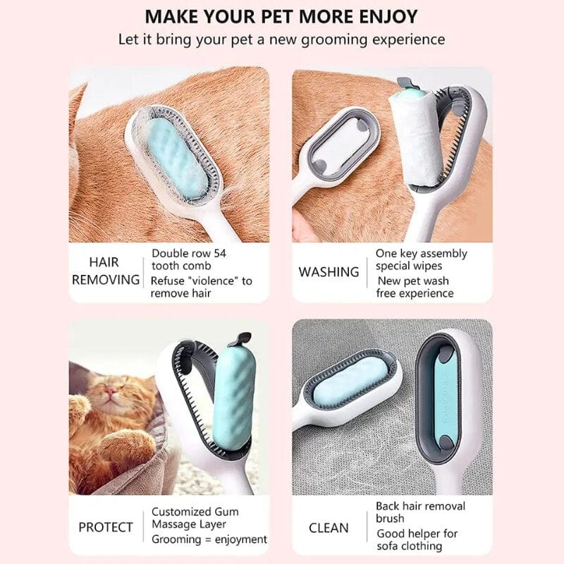New Cat Bathing Grooming Brush – CatCurio Pet Store