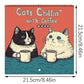 Cats Chillin' with Coffee 2025 Calendar