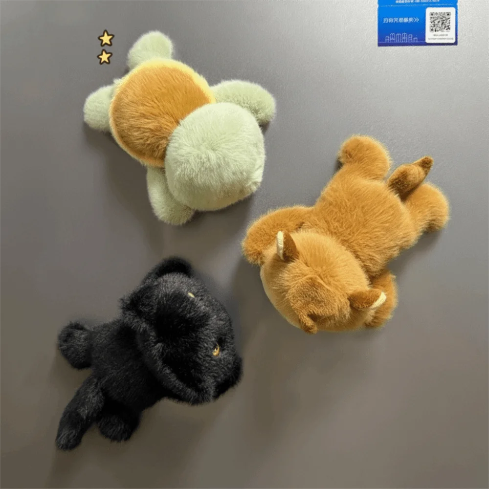 Decorative 3D Refrigerator Magnets Cute Design Animal Shape Animal Magnets Funny Deco Home Decorations Refrigerator