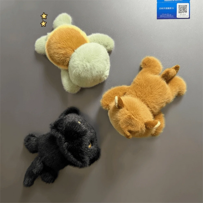 Decorative 3D Refrigerator Magnets Cute Design Animal Shape Animal Magnets Funny Deco Home Decorations Refrigerator