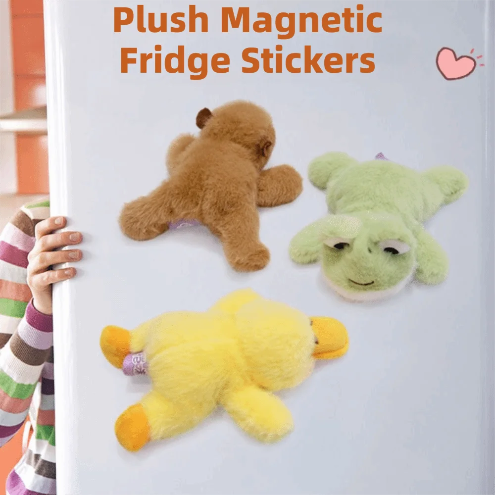 Decorative 3D Refrigerator Magnets Cute Design Animal Shape Animal Magnets Funny Deco Home Decorations Refrigerator
