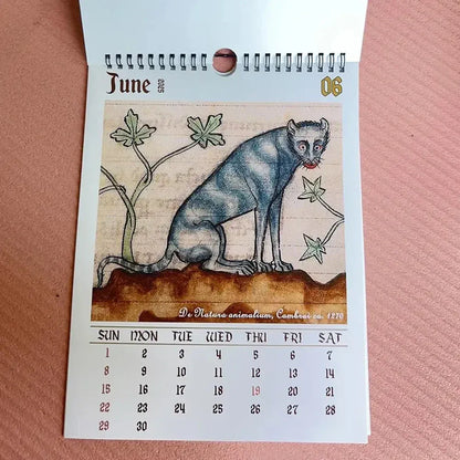 Medieval Cat Calendar 2026
