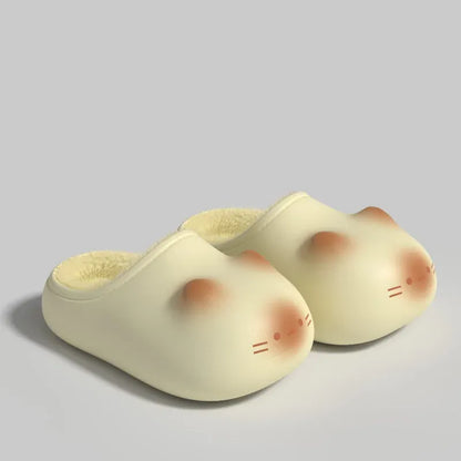 Waterproof Cat Slippers Paw Prints