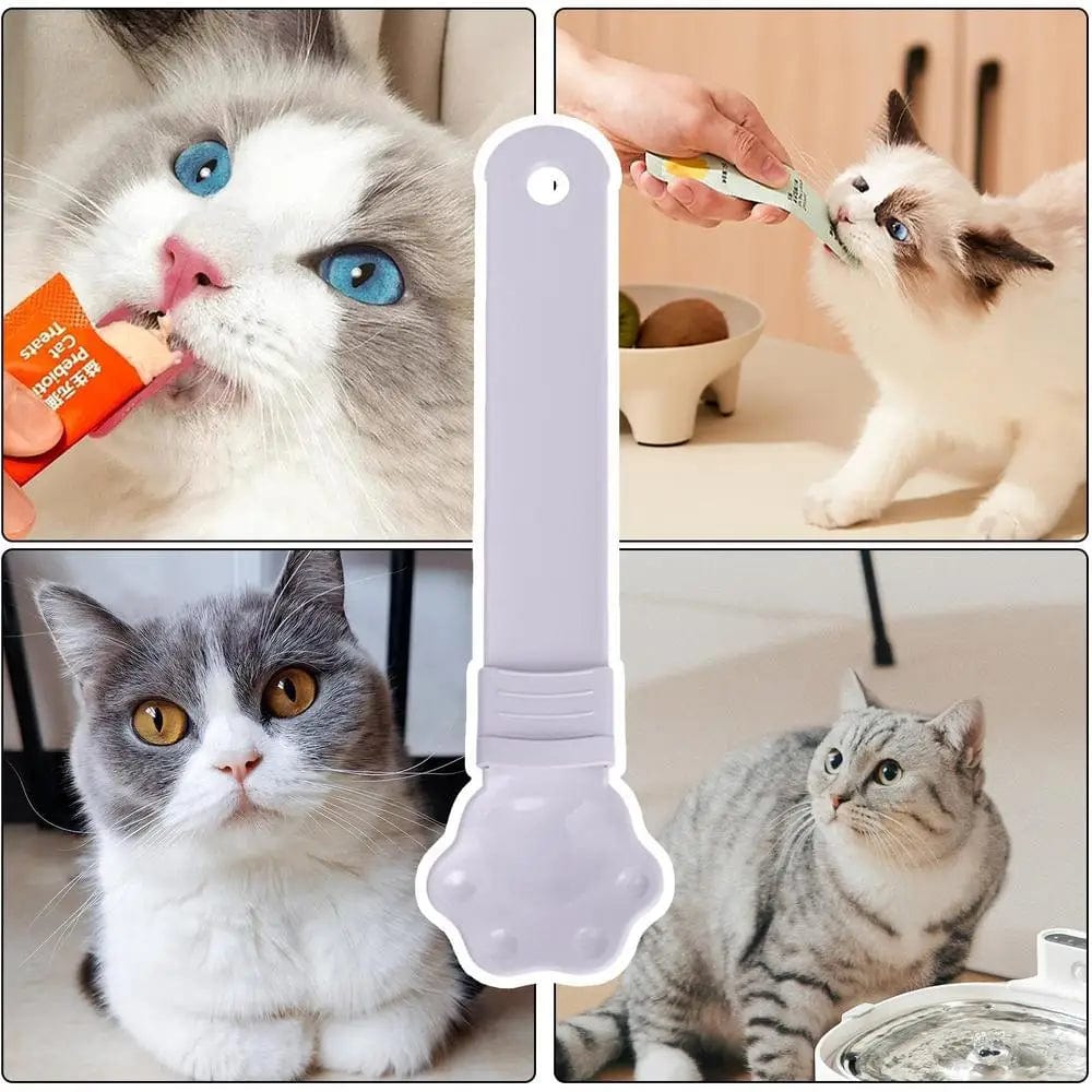 Cat Strip Squeezer Treat Spoon