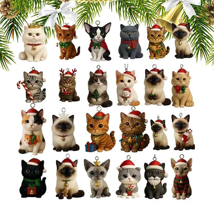 2D Cat Advent Calendar 24 Days Christmas