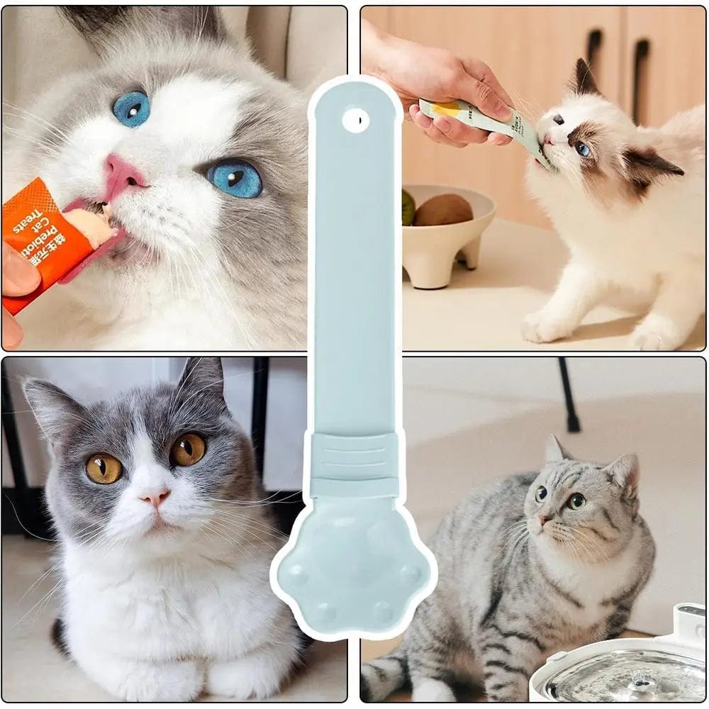 Cat Strip Squeezer Treat Spoon