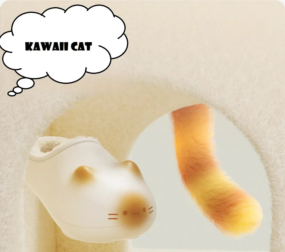 Waterproof Cat Slippers Paw Prints