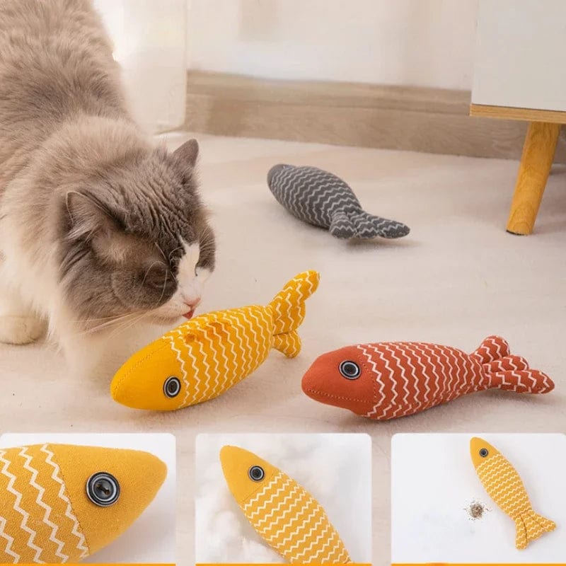 Cute Catnip Fish Cat Toy