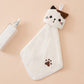 Decorative cat face bathroom towel for cat lovers