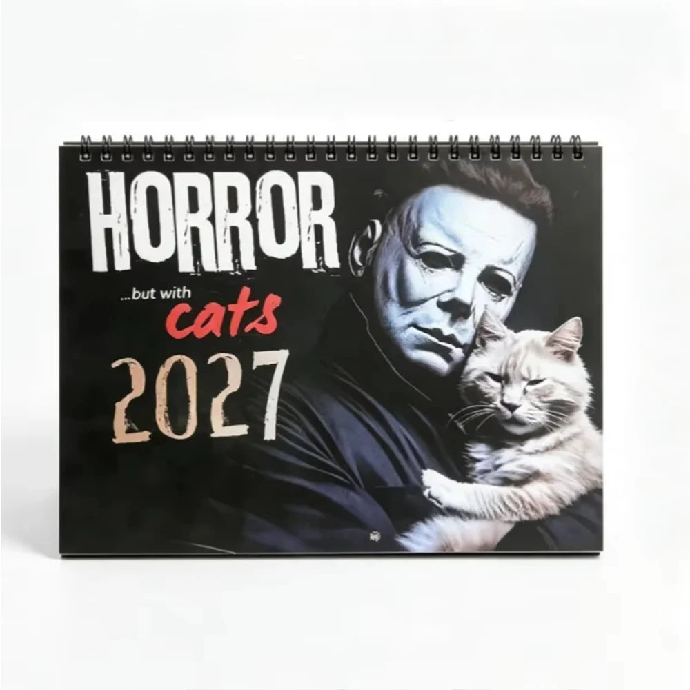 2027 Spooky Horror Cat Calendar