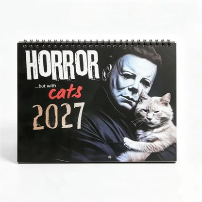 2027 Spooky Horror Cat Calendar