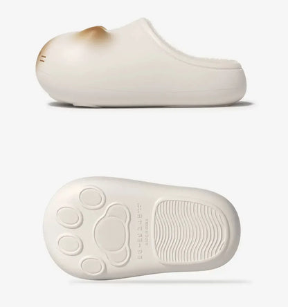 Waterproof Cat Slippers Paw Prints