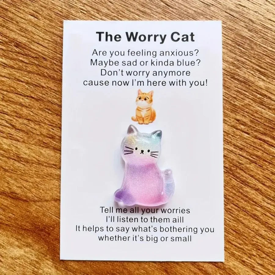 Pocket Hug Card With Support Cat