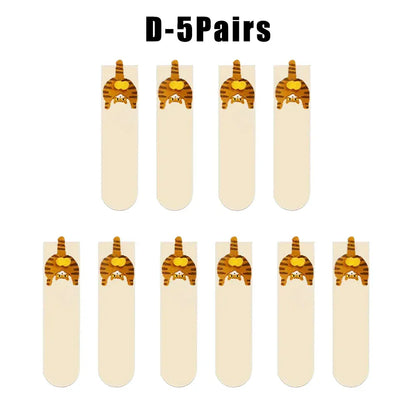 Funny Cat Socks with Fuzzy Balls