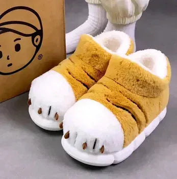 Waterproof Cat Slippers Paw Prints