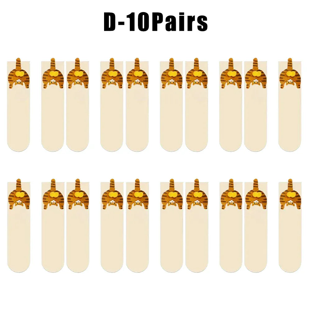 Funny Cat Socks with Fuzzy Balls