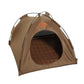 Waterproof cat tent crafted from high-quality canvas