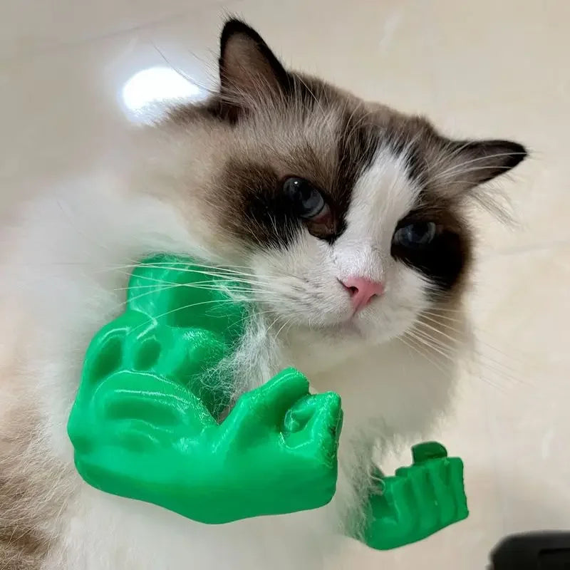 Hilarious Hulk Muscle Cat Arms