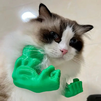 Hilarious Hulk Muscle Cat Arms