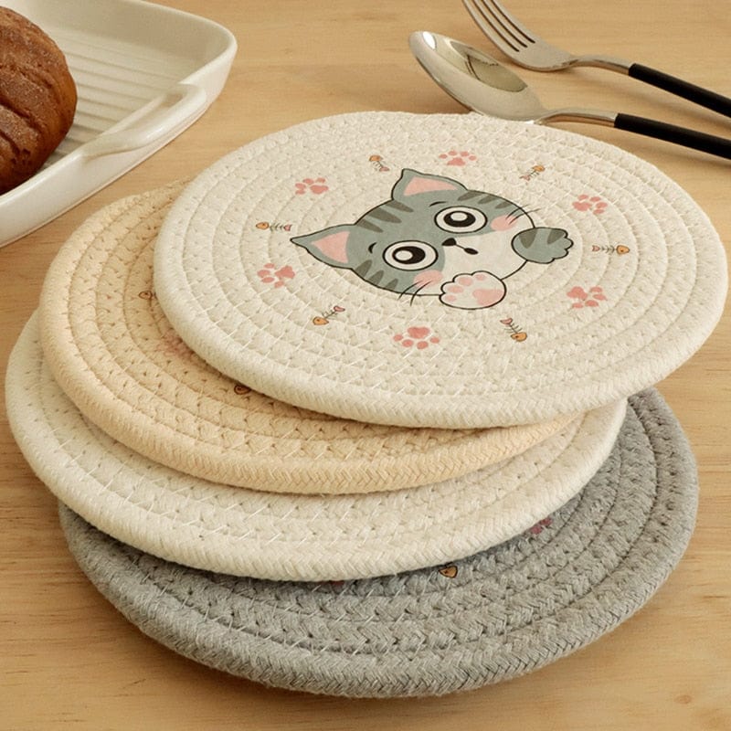 Cute cat breeds transformed into durable coasters