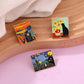 Cats in Oil Painting Enamel Pin 