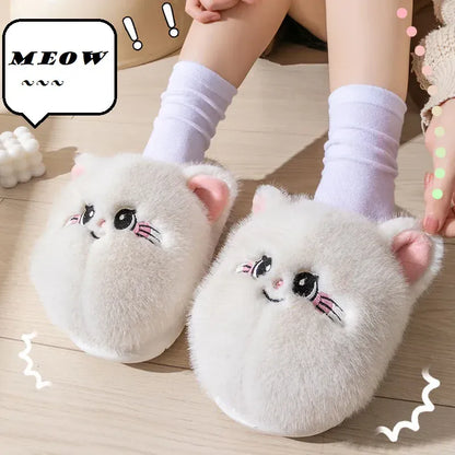 Waterproof Cat Slippers Paw Prints